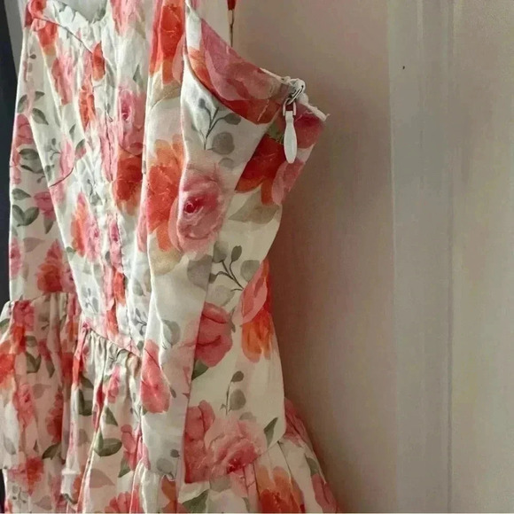 Altar'd State Women’s Plus Size Midi Tiered Cottagecore Romantic Floral Dress 2X - Picture 7 of 13